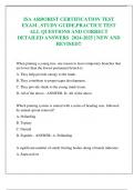 ISA ARBORIST CERTIFICATION TEST EXAM &comma; STUDY GUIDE&comma;PRACTICE TEST ALL QUESTIONS AND CORRECT DETAILED ANSWERS 2024-2025 &vert; NEW AND REVISED&excl;&excl;