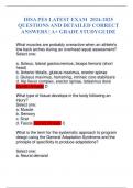 IHSA PES LATEST EXAM QUESTIONS AND DETAILED CORRECT ANSWERS &vert; A&plus; GRADE STUDYGUIDE
