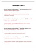  NPRO 1100&comma; EXAM 2 QUESTIONS AND ANSWERS 2024
