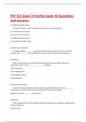 PSY 121 Exam 3 Practice Exam 40 Questions and Answers&period;