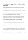 Trec Exam Prep questions with complete solutions