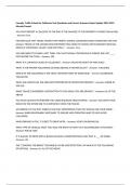 Traffic School Bundled Exam Questions with Verified Solutions &lpar; Graded A&plus;&rpar;