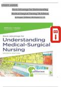 Test Bank for Davis Advantage for Understanding Medical-Surgical Nursing 7th Edition by Paula D&period; Williams&comma; Linda S&period;&semi; Hopper