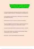 National Home inspector exam 494 2024 &vert; Questions with 100&percnt; Correct Answers &vert; Verified &vert; Latest Update &vert; Graded A&plus;