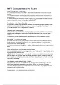 MFT Comprehensive Exam