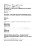 MFT Exam - Theory&comma; Practice&comma; Development & Diversity