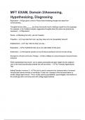 MFT EXAM&comma; Domain 2 Assessing&comma; Hypothesizing&comma; Diagnosing