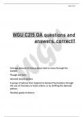 WGU C215 OA questions and answers&period; correct&excl;&excl;