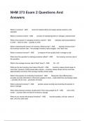 NHM 373 Exam 2 Questions And Answers