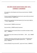 NH DMV EXAM QUESTIONS AND 100&percnt; CORRECT ANSWERS