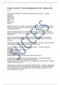 PUBLIC SAFETY TELECOMMUNICATOR 1 MODULES 1-3