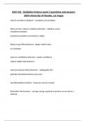 RAD 102 - Radiation Science exam 2 questions and answers 2024 University of Nevada&comma; Las Vegas