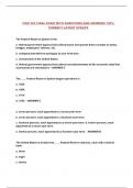 COM 303 FINAL EXAM WITH QUESTIONS AND ANSWERS 100&percnt; CORRECT LATEST UPDATE