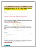 FNP 654 FINAL EXAM QUESTION AND CORRECT ANSWER &lpar;2024-2025&rpar; latest 100&percnt; guaranteed pass &lpar;Grand Canyon University&rpar;