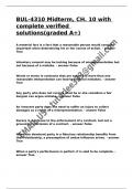 BUL-4310 Midterm&comma; CH&period; 10 with complete verified solutions&lpar;graded A&plus;&rpar;&period;
