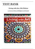 Test Bank for Living with Art&comma; 13th Edition by Getlein & Wallace&comma; All Chapters 1 to 23 complete Verified editon ISBN&colon;9781265594855