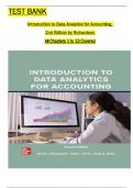 Test Bank for Introduction To Data Analytics For Accounting 2nd Edition by Richardson&comma; Terrell and Teeter All 1-13 Chapters Covered &comma;Latest Edition&comma; ISBN&colon;9781264445141