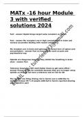MATx -16 hour Module 3 with verified solutions 2024&period;
