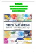 TEST BANK FOR PRIORITIES IN CRITICAL CARE NURSING&comma; 9TH EDITION&comma; LINDA D&period; URDEN&comma; KATHLEEN M&period; STACY&comma; MARY E&period; LOUGH ISBN-9780323809818