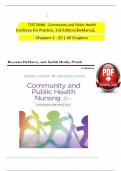 TEST BANK - Community and Public Health Evidence for Practice&comma; 3rd Edition &lpar;DeMarco&rpar;&comma; Chapters 1 - 25 &vert; All Chapters