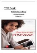 Test Bank for Understanding Psychology&comma; 15th Edition by Robert Feldman ISBN&colon;9781265200657 ALL CHAPTERS COVERED