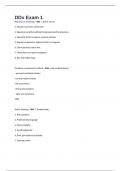 DDx Exam 1 Questions And Answers 2024&sol;2025