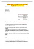 ASWB MSW Exam Questions with 100&percnt; Verified Correct Answers