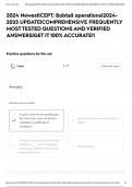 2024 Newest&vert;CEPT&semi; Bobtail operations&vert;2024-2025 UPDATE&vert;COMPREHENSIVE FREQUENTLY MOST TESTED QUESTIONS AND VERIFIED ANSWERS&vert;GET IT 100&percnt; ACCURATE&excl;&excl;