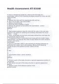 Health Assessment ATI EXAM  WITH CORRECT ANSWERS 2024