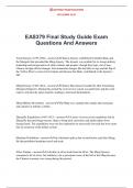 EAS379 Final Study Guide