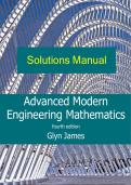 Solution Manual Advanced Modern Engineering Mathematics 4th Edition By Glyn James&comma; All Chapters  &vert;&vert;Complete A&plus; Guide