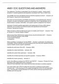4N051 EOC QUESTIONS AND ANSWERS
