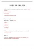  DAVITA RISE FINAL EXAM QUESTIONS AND ANSWERS 2024