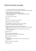 Critical Care Hesi concepts QUESTIONS AND CORRECT DETILED ANSWERS &lpar;VERIFIED ANSWERS&rpar; &vert;ALREADY GRADED A&plus;&vert;&vert; BRAND NEW&excl;&excl; 2025&sol;2026