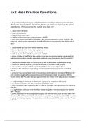 Exit Hesi Practice QUESTIONS AND CORRECT DETILED ANSWERS &lpar;VERIFIED ANSWERS&rpar; &vert;ALREADY GRADED A&plus;&vert;&vert; BRAND NEW&excl;&excl; 2025&sol;2026