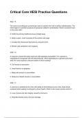 Critical Care Hesi Exit Exam &lpar;V1&rpar; Test Bank Guide 100&percnt; Correct ANSWERS  2025&sol;2026 Guaranteed A&plus; &lpar;Next Gen Format&rpar;ALL BUNDLED HERE&excl;&excl;&excl;