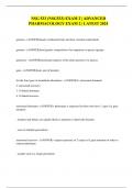 NSG 533 &lpar;NSG533&rpar; Exam 2 &vert; Advanced Pharmacology Exam 2 &vert; Latest 2024