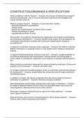 CONSTRUCTION DOCUMENTS&comma; SCHEDULES&comma; AND SPECIFICATIONS