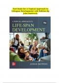 Test Bank for A Topical Approach to Lifespan Development 11th Edition By John Santrock&period;