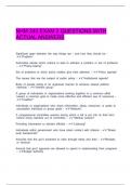 NHM 340 EXAM 2 QUESTIONS WITH ACTUAL ANSWERS&period;