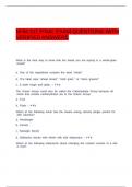 NHM 311 FINAL EXAM QUESTIONS WITH VERIFIED ANSWERS&period;