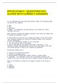NHM EXAM BUNDLES  QUESTIONS WITH CORRECT ANSWERS&excl;&excl;