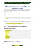 PRN221 Questions and Correct Answers  the Latest Update