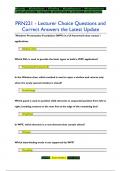 PRN221 Questions and Correct Answers the Latest Update