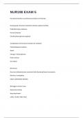 NUR198 EXAM 5