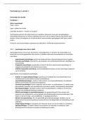 Samenvatting psychologie jaar 1&comma; periode 1&comma; fontys