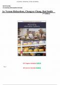 Test Bank for Accounting Information Systems 3rd Edition &lpar;Richardson&comma; 2020&rpar; &comma;Chapter 1-18 &vert; Complete Guide A&plus;