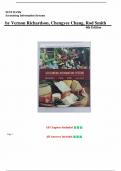 Test Bank for Accounting Information Systems 4th Edition &lpar;Richardson&comma; 2023&rpar; &comma; Chapter  1-18 &vert; Complete Guide A&plus;
