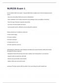NUR235 Exam 1