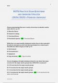 WITS PRACTICE EXAM QUESTIONS AND ANSWERS UPDATED &lpar;2024&sol;2025&rpar; &lpar;VERIFIED ANSWERS&rpar;